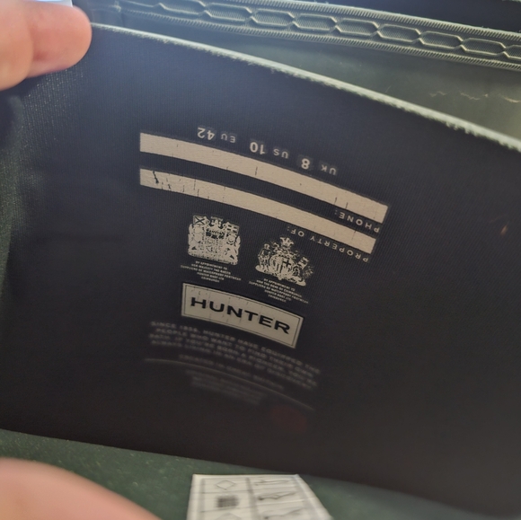 Hunter tall green rain boots - Picture 5 of 5